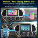(4+64G) Android 14 Car Radio for Toyota 4Runner 2003-2009/Tundra 2003-2006/Sequoia 2003-2007, 7 Inch Stereo with Wireless Carpaly&Android Auto, Support Bluetooth/WiFi/GPS/FM/SWC/Backup Camera