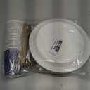2026 Graduation Decorations, 
Grad Disposable Dinnerware(Serve 25)