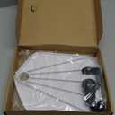 FUZADEL Mouse Platform Clamp On Under Desk Adjustable Mouse Tray Mount Swivel Desktop Shelf Wrist Rest Rotating 360 Degree