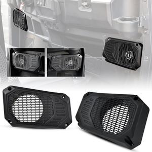 Under Dash Speaker Pods for Polaris Ranger 1000 / Ranger XP 1000 Crew 2018-2024 Accessories, Under Dashboard Speaker Enclosures Pods Holder Mount Support 5" Speakers (2 PCS)