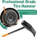 35429 Tire Hammer, Tire Bead Breaker, Tire bead separator for removing tires,For tire repair and replacement,Durable and sturdy,32 inches long