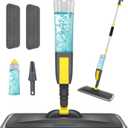 NileHome Mops for Floor Cleaning, Spray Mop with 400ml Refillable Bottle and 2 Replacement Pads Dry Wet for Household or Commercial Use Dust Mop for Hardwood Laminate Tile Ceramic