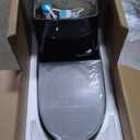 Ivy One Piece Toilet Dual Vortex Flush in Glossy Black 1.1/1.6 gpf