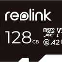 REOLINK 128GB microSDXC UHS-I Memory Card, U3, A2, V30, Class 10, Micro SD Card Compatible with Reolink Security Camera