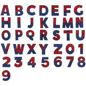 36pcs Iron-On Patches, Comics Cartoon Hero Spider Embroidered Applique Letters and Number Sew On Patches for Boys Kids and Fans, Perfect for Clothes, Hats, Backpacks, Jackets, DIY Craft