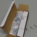 8 Pack Champagne Crystal Cabinet Knobs, Gold Cabinet Glass Knobs for Dresser Drawers Brass Furniture Hardware Pulls (Oval)