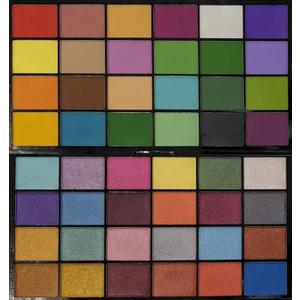 Palette Dust Set 24 Matte Colors & 24 Dazzler Colors (48 Pack)