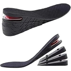 Height Increase Insoles 4-Layer Air up Shoe Lifts Elevator Shoes Insole 2.95inches(7.5 cm) Heels Lift Inserts for Men and Women