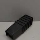 Yookwutar Bed Risers 2 inch, 3 inch, 4 inch, 6 inch, 8 inch Heavy Duty, Oversized Furniture Riser for Couch Sofa Table Chair Leg Frame Dorm, Support up to 6000 Lbs (Black 6 Pack, 6 inch)