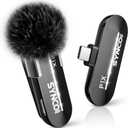 SYNCO Wireless Lavalier Microphone, USB-C Wireless Microphones for iPhone 15, Andriod Phone, P1XT Professional Lapel Mic for Tiktok, YouTube, Streaming, Vlog Video Recording, for Type-C Devices