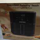 Chefman Air Fryer 4 QT Compact Airfryer for Quick & Easy Meals in Minutes, Features Hi-Fry Technology for Extra Crisp, Touchscreen Controls with 4 Presets, Nonstick & Dishwasher Safe Basket - Black