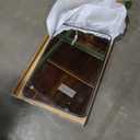 30x36 Inch Rectangle Bathroom Mirror with Black Metal Frame, Rounded Corner Rectangular Vanity Mirror for Wall, Modern Large for Bedroom, Living Room, Horizontal or Vertical