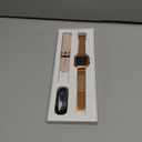 Smart Watches for Women (Answer/Make Calls), 1.85" Large Screen Fitness Watch with 24H Health Monitor, 100+ Sport Modes, 3 Bands Waterproof Smartwatch Compatible with Android and iPhone (Big Screen Rose GoldMetal+Pink+White)