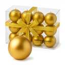 Biedermann & Sons Gold Ball Candles (Set of 12), Unscented Metallic Spheres, 1.5 Inch Small Rounds, Approx 2 Hour Burn, for Table Decor and Display Styling