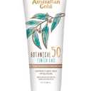 Australian Gold Botanical SPF 50 Tinted Mineral Sunscreen for Face, Non-Chemical BB Cream, Water-Resistant, Matte Finish, For Sensitive Facial Skin, Medium to Tan Skin Tones, 3 FL Oz