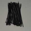 Zip Ties 12 inch (100 Pack), Black, 50 lb, UV Resistant Cable Ties for indoor and outdoor use, by Karoka