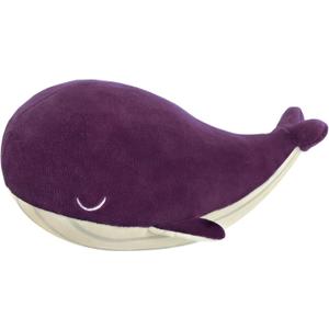 Whale Stuffed Animals Plush Pillow 4 Size Cute Soft Cotton Plushies Pillows Kawaii Blue Whale Toy Gifts for Kids Boys Girls Adults (Purple, 10 Inch)