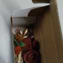 Ling's moment Boutonniere for Men, 2pcs Groom Groomsmen Guest Boutonniere, Artificial Flowers for Wedding/Prom/Homecoming, etc.Fall Orange Terracotta