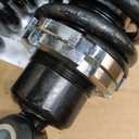Rear Left & Right Street Rod Coil Over Shock w/400 Pound Black Coated Springs