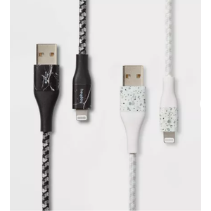 6' Lightning to USB-A 2pk Braided Cable - heyday™