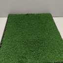 Dog Grass Pad with Tray 25" x 20", Artificial Grass Puppy Potty Training Pad, Reusable Indoor Outdoor Pet Toilet with Drainage System, Fake Grass Pee Pad for Small & Medium Dogs