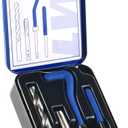 Orion Motor Tech Helicoil Thread Repair Kit, 3/8"-16 Thread Repair Tool Set with HSS Drill Bit & 15 Thread Inserts, SAE Thread Repair Installation Kit for Rethreading Internal Threads with Carry Case
