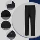 LUPURTY 3 Piece Suits for Men Slim Fit Men's Suit for Business Wedding Party 2 Button Blazer Tuxedo Set Jacket Vest Pants, S