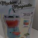 Nostalgia Frozen Drink Maker and Margarita Machine for Home - 128-Ounce Slushy Maker with Stainless Steel Flow Spout - Easy to Clean and Double Insulated - Aqua
