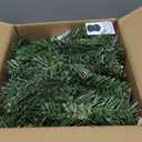 9 Foot by 10 Inch Christmas Garland - 50 LED Lights, Battery Operated Lighted Garland Wreath with Pine Cones Red Berries Lush Branches, Prelit Garland Xmas Decoration Indoor Outdoor Home Holiday