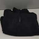 Amazon Essentials Girls and Toddlers' Sherpa Fleece Quarter-Zip Jacket (X-Large, Black)