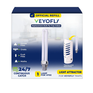 VEYOFLY 1 Replacement Bulb Fly Trap Indoor Compatible with Model VF02. (Device not Included)