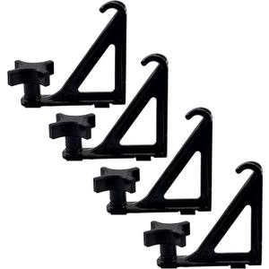 Load Stops Replacement for T-Slot Truck Cross Bar Heavy Duty Ladder Firewood Skis Snowboard Kayak Most Truck Bed Rails Rack Systems 4 Pack