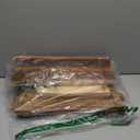 XYJ Acacia Wood Knife Block with Cutting Boards, Dual Magnetic Holder, 2-Piece Chopping Boards (Large & Small), Space-Saving Countertop Organizer, Rustic Kitchen Set without Knives