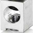 Leviton LLGND Circuit Breaker Ground Lug, 6-2/0 Awg, Gray