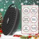 Silicone Body Scrubber - Perfect Christmas Stocking Stuffers for Men, Women, Kids & Teens| Bulk Stocking Stuffers Gift Idea, Exfoliating Bath Brush, Fun Stocking Stuffers Candy Alternative 2025 (1Pack)