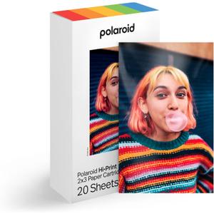Polaroid Hi-Print Paper - 2x3 Photo Paper Cardridge - 20 Photos (6355)