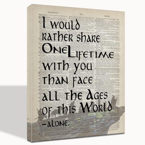 Lord of the Rings Gifts: Framed Arwen Poster - 16x20 inch Wall Art Decor for LOTR Fans