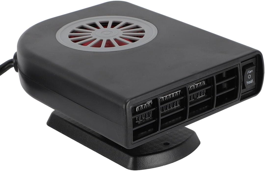 Portable Car Heater Windshield Defroster  120W Fast-Heating Plug-in Defogger Compatible with Most Automobile Windshields, Compact & Safe for Winter Driving