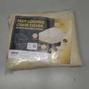 Signature Living Outdoor Waterproof Patio Chair Covers, Durable 600D UV-Coated Polyester Outdoor Chair Covers for All-Weather Protection (Tan, Large 40 Inch)