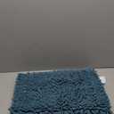 Yimobra Bathroom Rug Mat 24 x 17, Extra Soft Non Slip Absorbent Water Bath Rug, Quick Dry Machine Washable Polyester Shaggy Shower Mat, Bath Mat for Bathroom Floor, Home Decor Accessories, Teal Blue
