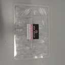 UNA GELLA Square Toe Nail Tips 216Pcs 15Sizes Full Cover Long Wider Toe Nail Tips Soft Gel Pre-etched Double Matte Fake Toe Nails Press Ons For Big Toe Nail Extensions Home DIY Nail Salon Soak Off