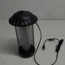 Buzbug LED Bug Zapper Indoor Outdoor, 10 Years Lifespan, 6.5ft Power Cord, IPX4 Waterproof, High-Voltage, Mosquito Zapper, Fly Trap Mosquito Trap, Fly Killer Fly Zapper -MO008C (New Black)