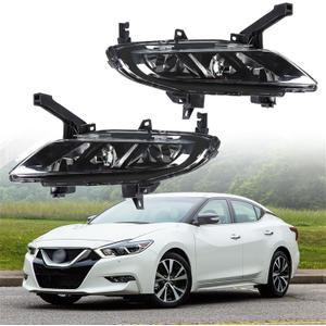 munirater 2-Pack Fog Light Assembly Driver and Passenger Side Replacement for Maxima 2016-2019 261504RA0B, 261554RA0B