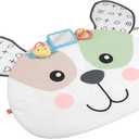 Fisher-Price Baby Tummy Time Toy, Puppy Perfection Giant Play Mat with Sensory Development Activities for Newborns 0+ Months, HYR51