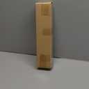 Brass Window Curtain Rod, 28-56 Inch, 1 Inch Diameter, Adjustable with Aluminum Finials and Brackets, Wrap Around Design