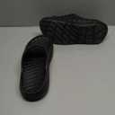 KuaiLu Mens Recovery Sandals Orthotic Arch Support Open Toe Sport Slides Thick Cushion Orthopedic Plantar Fasciitis Slip On Wide Width Summer Pool Beach Waterproof (10, Black)