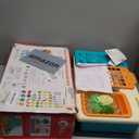 CUTE STONE Play Kitchen Sink Toys with Upgraded Real Faucet, Play Cooking Stove, Cookware Pot and Pan,Play Food, Color Changing Dishes Accessories for Boys Girls Toddlers (Blue)