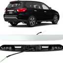Rear Tailgate Chrome Handle Garnish Finisher Molding Compatible with Nissan Pathfinder 2013-2019 Replaces 90810-3KA0A Rear Liftgate Handle Without Camera