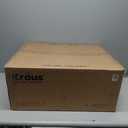 KRAUS Elavo 23-inch Rectangular Undermount White Porcelain Ceramic Bathroom Sink with Overflow, KCU-251