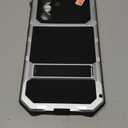 Lunivop for Samsung Galaxy A36 5G /Galaxy A56 5G Case (6.7 '') 2025 Metal Heavy Duty Phone Case with Built-in Screen Protector Full Body Protective Dust Proof Military Grade Rugged Silver